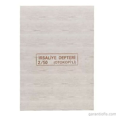 Dilman Otokopili İrsaliye Defteri (2/50 - 2 Nüsha)