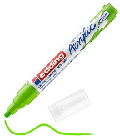 EDDİNG ED5100927 AKRİLİK MARKÖR ORTA UÇLU 2.0-3.0mm SARI-YEŞİL