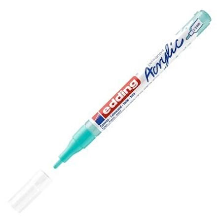 EDDİNG ED5300934 AKRİLİK MARKÖR İNCE UÇLU 1.0-2.0mm PARLAK TURKUAZ