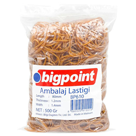 Bigpoint Ambalaj Lastiği 500 Gram %100 Kauçuk