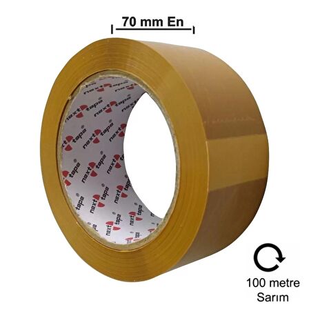 Next tape Koli Bandı Taba Kahverengi 70 mm x 100 mt