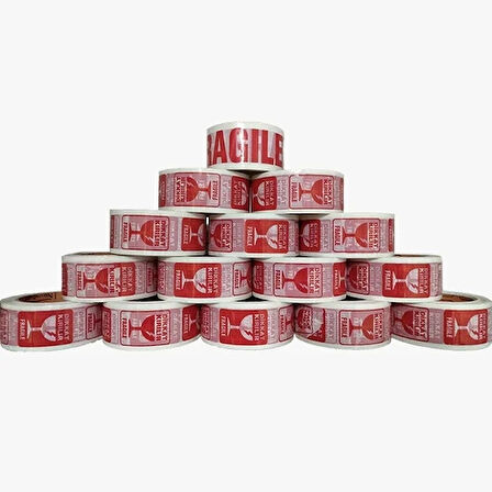 Dikkat Kırılır Fragile Baskılı Bant 45mm. x 100mt.