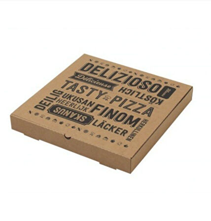 Karton Pizza Kutusu 45x45 cm ( 50 Adet )