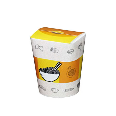 Karton Noodle Kutusu 16 oz - 50 Adet