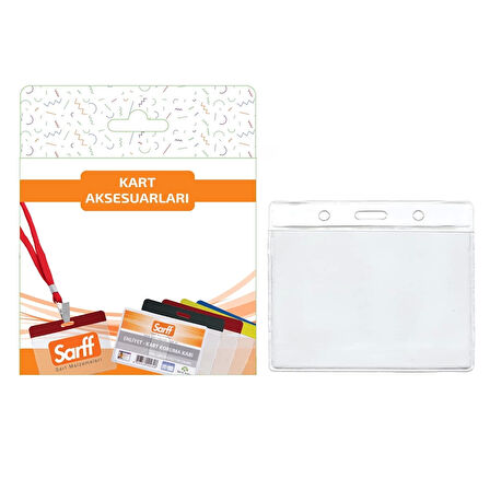 SARFF 7.5x9.5cm ŞEFFAF KART POŞETLERİ BLİSTER - 10ADET