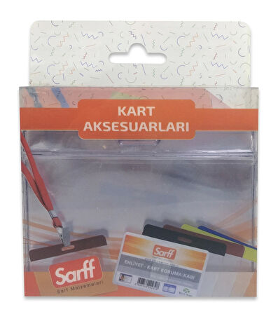 SARFF 7.5x9.5cm ŞEFFAF KART POŞETLERİ BLİSTER - 10ADET