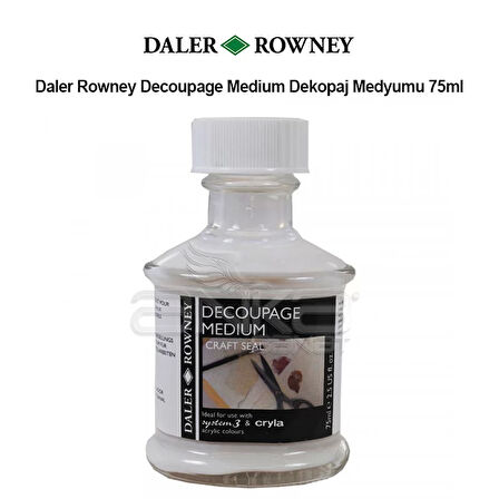 Daler Rowney Decoupage Medium Dekopaj Medyumu 75ml