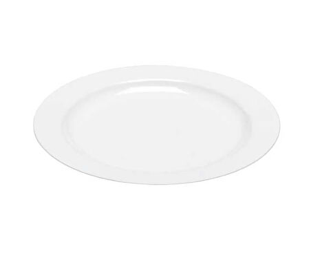 Plastik Beyaz Tabak 26 cm - 10 Adet