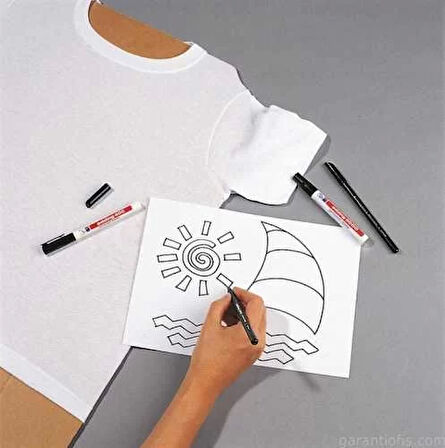 Edding 4600 Siyah Kumaş Boyama Kalemi (T-Shirt/Tekstil Pen)