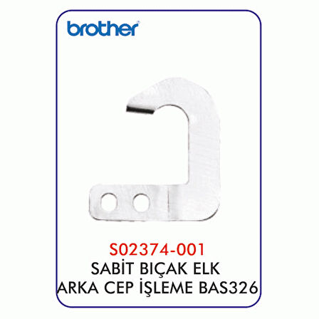 BAS326 Elektronik Arka Cep İşleme Sabit Bıçak
