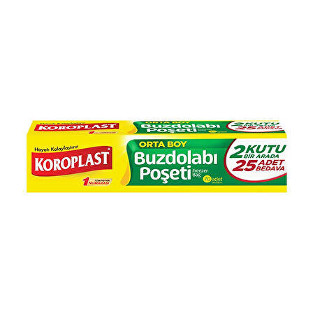 KOROPLAST ORTA BOY BUZDOLABI POŞETİ 24x38