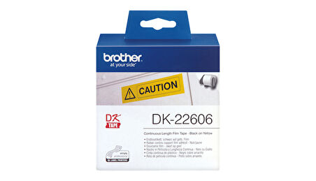 BROTHER DK22606 P-TOUCH ETİKET MAKİNESİ ŞERİDİ 62mmx15.24m