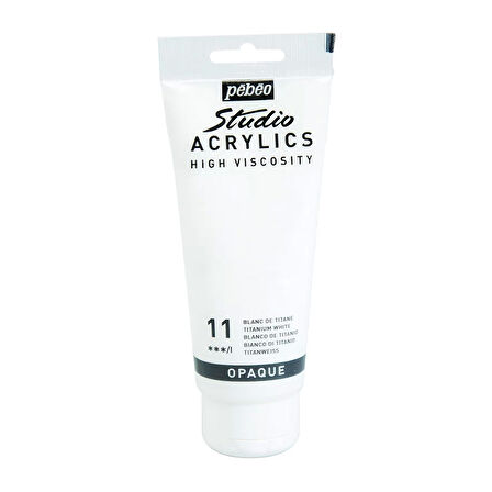 Pebeo Studio Akrilik Boya 11 Titanium White 100ml
