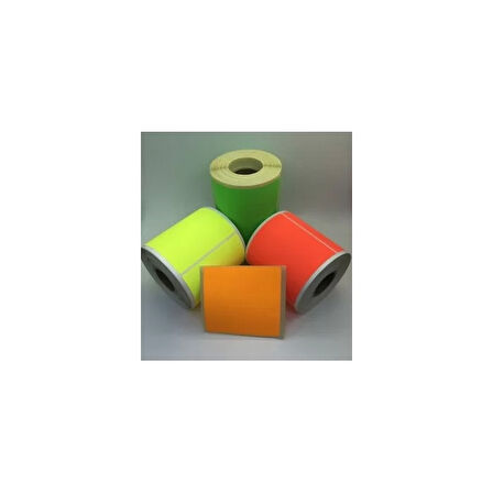 NEON ETİKET 75X100 400´LÜ (SARI)