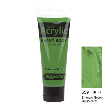 Bigpoint Akrilik Boya 75 ml Emerald Green 559