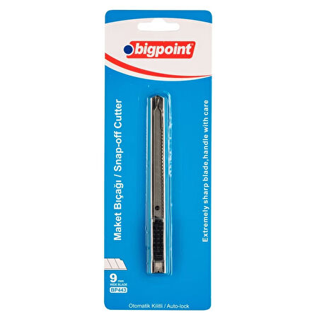 Bigpoint Maket Bıçağı Dar Metal Cep Tipi