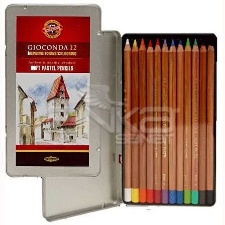 Koh-i-Noor Gioconda 12 Renk Pastel Kalem Seti