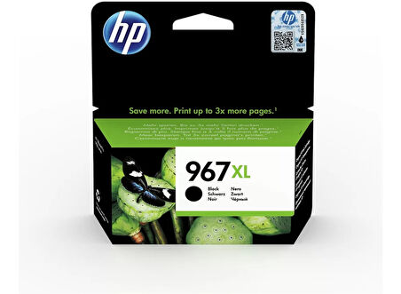 HP 3JA31AE (967XL) EXTRA YUKSEK KAPASITI SIYAH MUREKKEP KARTUS
