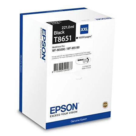 EPSON C13T865140 WF-M5690 XXL MONO CARTRIDGE,
