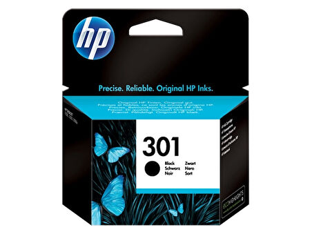 HP CH561EE (301) SIYAH MUREKKEP KARTUSU 190 SAYFA
