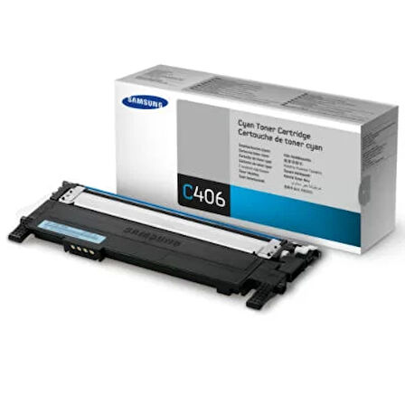 SAMSUNG CLT-C406S MAVI TONER 1.000 SAYFA CLP-365/CLX-3305/C410/C460 (ST986A)
