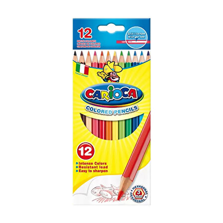 CARİOCA 40380 KURU BOYA KALEMİ 12 RENK