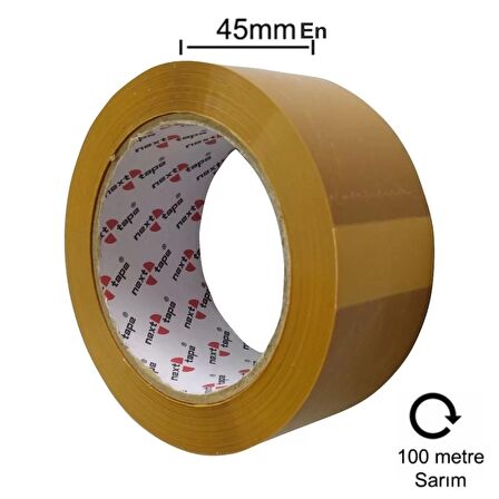 Next tape Koli Bandı Taba Kahverengi 45 mm x 100  mt