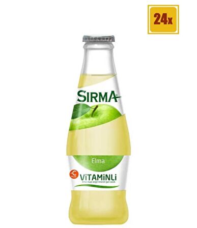 Sırma Elmalı Maden Suyu 200ml (24 lü Koli)