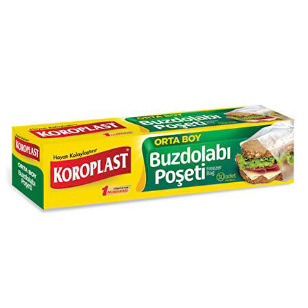 Koroplast Orta Boy Buzdolabı Poşeti 24x38cm (30 lu Paket)