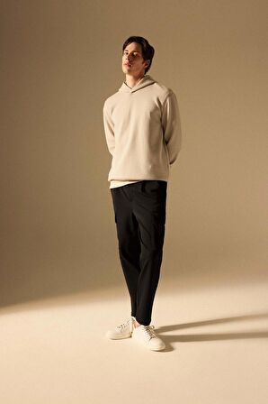 DeFacto Oversize Geniş Kalıp Kapüşonlu Kapitone Sweatshirt B6492AX24SPBG779