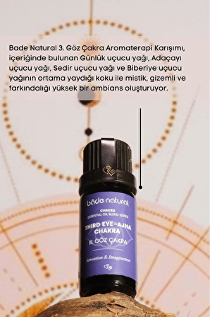 Bade Natural 3. Göz Çakra Aromaterapi Karışımı 10 ml