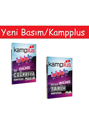 Kampplus 23 Günde Tyt Coğrafya Kampı & Kampplus 28 Günde Tyt-ayt Tarih Kampı
