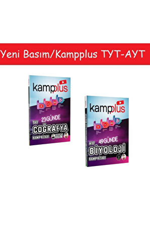 Kampplus 23 Günde TYT Coğrafya Kampı & Kampplus 49 Günde AYT Biyoloji Kampı