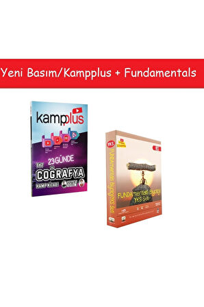 Kampplus 23 Günde Tyt Coğrafya Kampı & Fundamentals Biyoloji Yks Seti