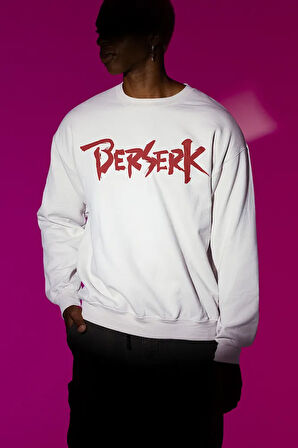 Berserk Anime Yazılı Unisex Oversize Sweatshirt