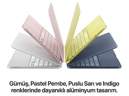 APPLE Z1TS0006V MacBook Neo İngilizce Klavye Apple A18 Pro İşlemci 8GB RAM 256GB SSD 13" Eng Indigo