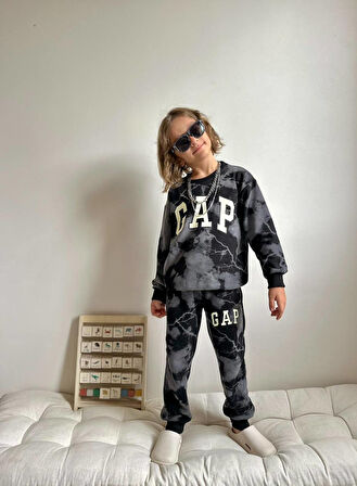 Erkek Çocuk Karakter Baskılı Sweatshirt Kışlık Takım