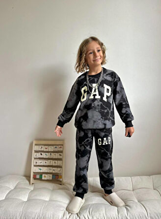 Erkek Çocuk Karakter Baskılı Sweatshirt Kışlık Takım
