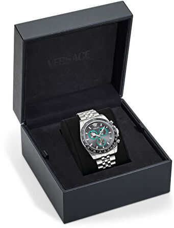 Versace Vrscve0h00325 Greca Chrono Wave Erkek Kol Saati
