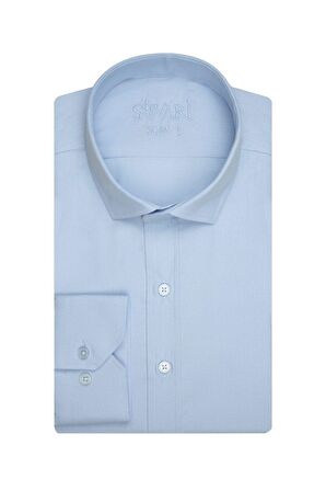 Süvari Classics Slim Fit Dar Kalip  Cepsiz Gömlek 