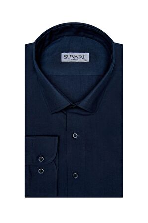 Süvari Classics Slim Fit Dar Kalip  Cepsiz Gömlek 
