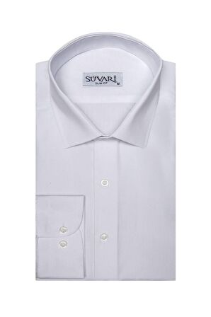 Süvari Classics Slim Fit Dar Kalip  Cepsiz Gömlek 