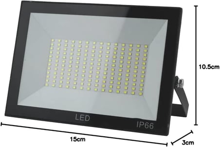 50 Watt Led Projektör (Tüm Renkler) IP66 Su ve Toz Geçirmez (Kırmızı)