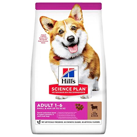 Hills small mini adult kuzu pirinç yetişkin köpek maması 1,5kg mini ırk kuzu pirinçli köpek maması hills ufak ırk