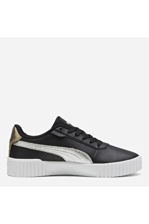 Puma Kadın Siyah-Gümüş Carina 2.0 Metallic Shine Sneaker Ayakkabı VO39509602