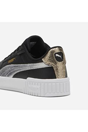 Puma Kadın Siyah-Gümüş Carina 2.0 Metallic Shine Sneaker Ayakkabı VO39509602