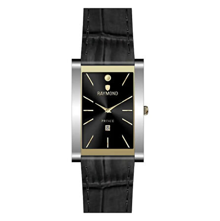RAYMOND ERKEK KOL SAATİ RYM-2033-GÜMÜŞ-GOLD-SİYAH