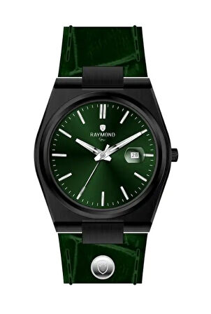RAYMOND ERKEK KOL SAATİ RYM-633061-SLIM-BK-GREEN
