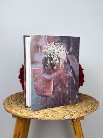 Rabsev Fotoğraf Albümü 10x15cm 200 Fotoğraf Kapasiteli Renkli Papatya Desenli Anı Albümü