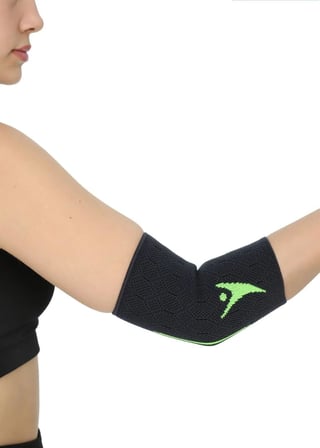 Ortopedik Dirseklik | Sporcu Dirsek Destekliği | Örme Elastik Koruyucu | Tenis, Fitness, Voleybol, Antrenman İçin | Unisex